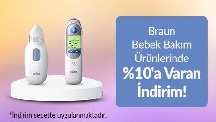 Braun Bebek Bakım Ürünlerinde %10'a Varan İndirim!