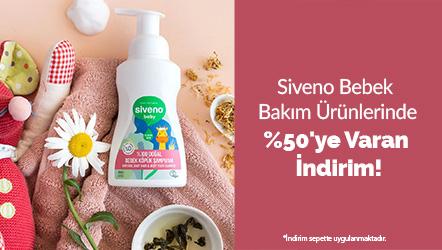 Siveno Bebek Bakım Ürünlerinde %50'ye Varan İndirim!