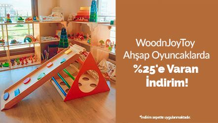 WoodnJoyToy Ahşap Oyuncaklarda %25'e Varan İndirim!