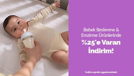 Bebek Beslenme & Emzirme Ürünlerinde %25'e Varan İndirim!
