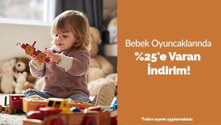 Bebek Oyuncaklarında %25'e Varan İndirim!