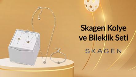 Skagen Kolye ve Bileklik Seti