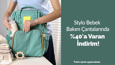 Stylo Bebek Bakım Çantalarında %40'a Varan İndirim!