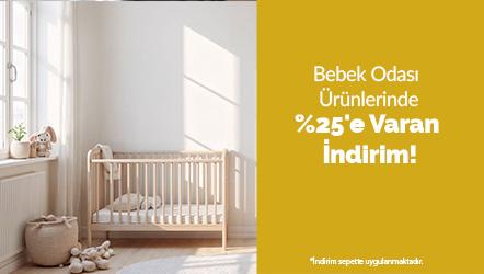 Bebek Odası Ürünlerinde %25'e Varan İndirim