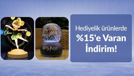 Hediyelik Ürünlerde %15'e Varan İndirim!