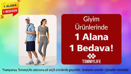 Giyim Ürünlerinde 1 Alana 1 Bedava!