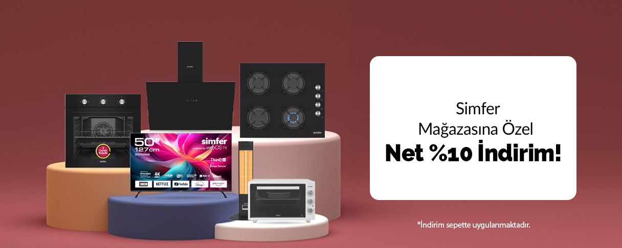 Simfer Mağazasına Özel Net %10 İndirim