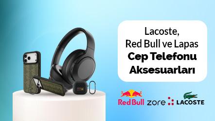 Lacoste, Red Bull ve Lapas Cep Telefonu Aksesuarları