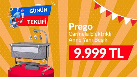 Prego Carmela Gri Elektrikli Anne Yanı Beşik 9.999 TL
