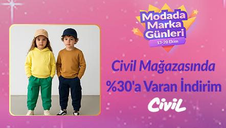 Civil Mağazasında %30'a Varan İndirim!