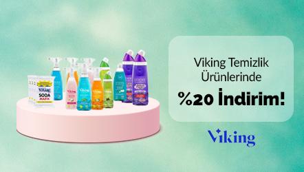 Viking Temizlik Ürünlerinde %20 İndirim!