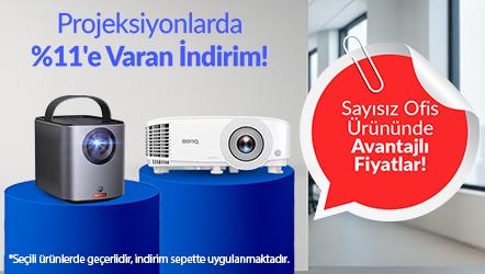 Projeksiyonlarda %11'e Varan İndirim!