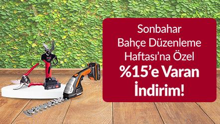 Sonbahar Bahçe Düzenleme Haftası'na Özel %15'e Varan İndirim