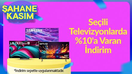Seçili Televizyonlarda Sepette %10'a Varan İndirim