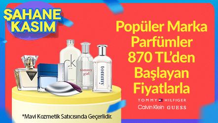 Calvin Klein, Guess, Tommy Hilfiger Parfümler 870 TL’den Başlayan Fiyatlarla