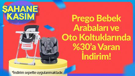 Prego Bebek Arabaları ve Oto Koltuklarında Sepette %30’a Varan İndirim!