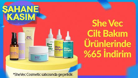 She Vec Cilt Bakım Ürünlerinde %65 İndirim