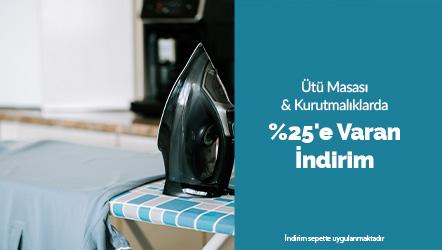 Ütü masası ve kurutmalıklarda %25'ye varan indirim