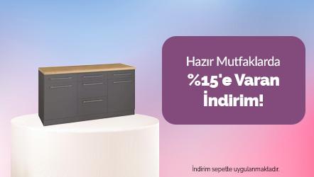Hazır Mutfaklarda Sepette %15'e Varan İndirim