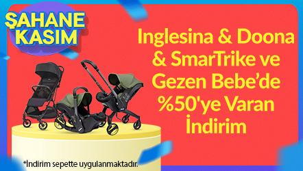 Inglesina & Doona & SmarTrike ve Gezen Bebe Markalarında Sepette %50'ye Varan İndirim