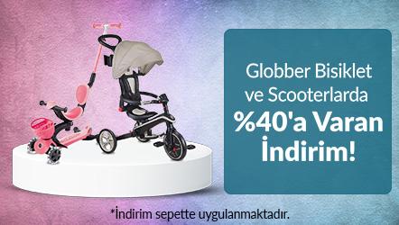 Globber Bisiklet ve Scooterlarda Sepette %40'a Varan İndirim