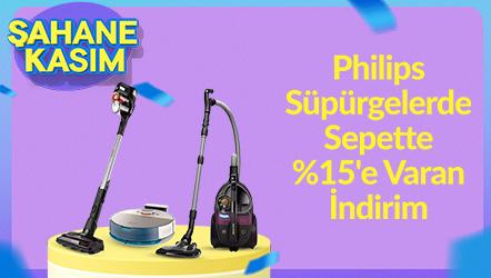 Philips Süpürgelerde Sepette %15'e Varan İndirim