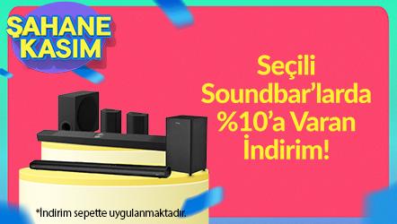 Seçili Soundbar’larda Sepette %10’a Varan İndirim