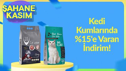 Kedi Kumlarında %15'e Varan İndirim!