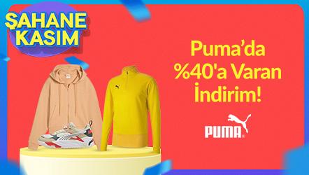 Puma Spor Giyim ve Ayakkabılarda %40'a Varan İndirim!