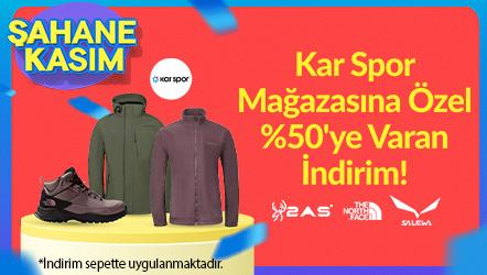 Kar Spor Mağazasına Özel Sepette %50'ye Varan İndirim!