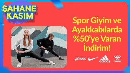 Kasıma Özel Spor Giyim ve Ayakkabılarda %50'e Varan İndirim!