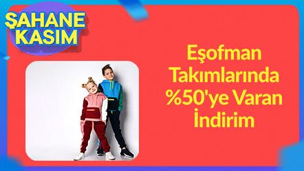 Eşofman Takımlarında %50'ye Varan İndirim