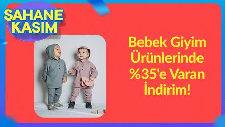 Bebek Giyim Ürünlerinde %35'e Varan İndirim