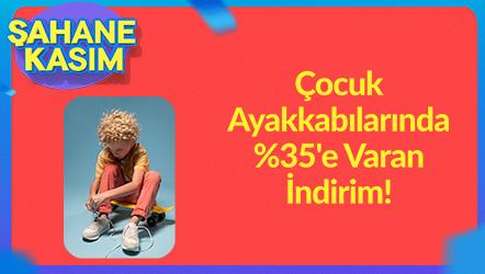 Çocuk Ayakkabılarında %35'e Varan İndirim