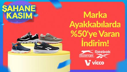 Marka Ayakkabılarda %50'ye Varan İndirim