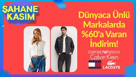 Dünyaca Ünlü Markalarda %60'a Varan İndirim