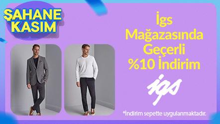 İgs Mağazasında Geçerli Sepette %10 İndirim