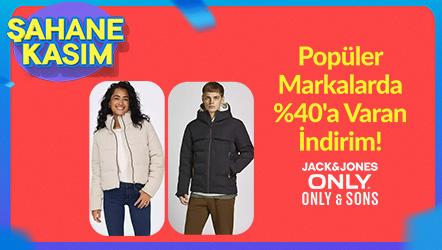 Jack & Jones - Only&Sons Ürünlerinde %40 a Varan İndirim