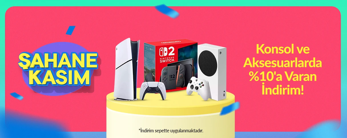 Sony Konsol ve Aksesuarlarda Sepette %10'a Varan İndirim