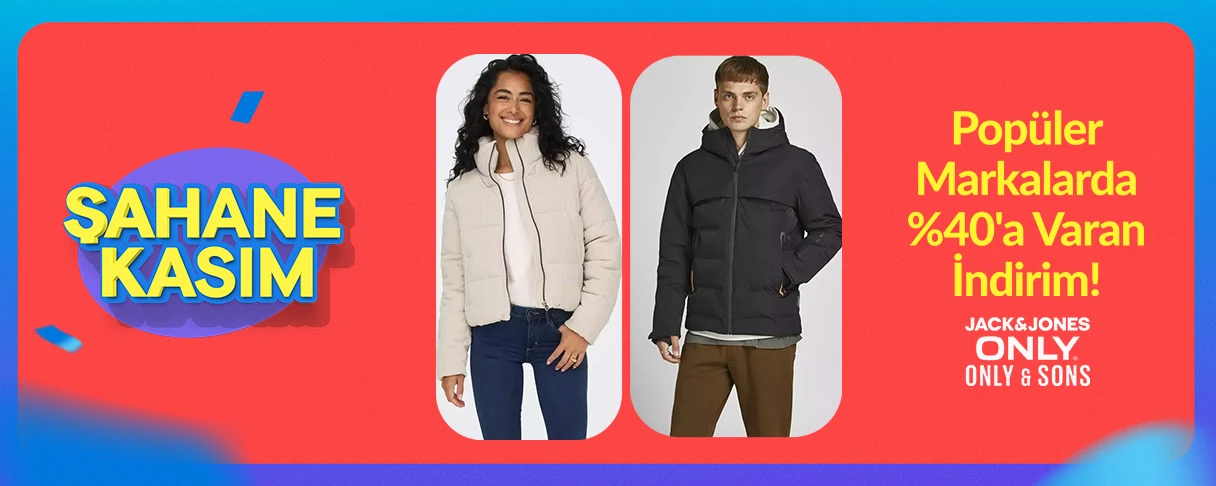 Jack & Jones - Only&Sons Ürünlerinde %40 a Varan İndirim