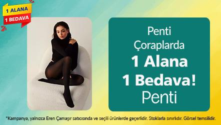 Penti Çoraplarda 1 Alana 1 Bedava