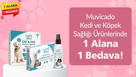 Muvicado Kedi ve Köpek Sağlığı Ürünlerinde 1 Alana 1 Bedava!