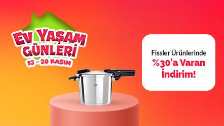Fissler Ürünlerinde %30'a Varan İndirim!