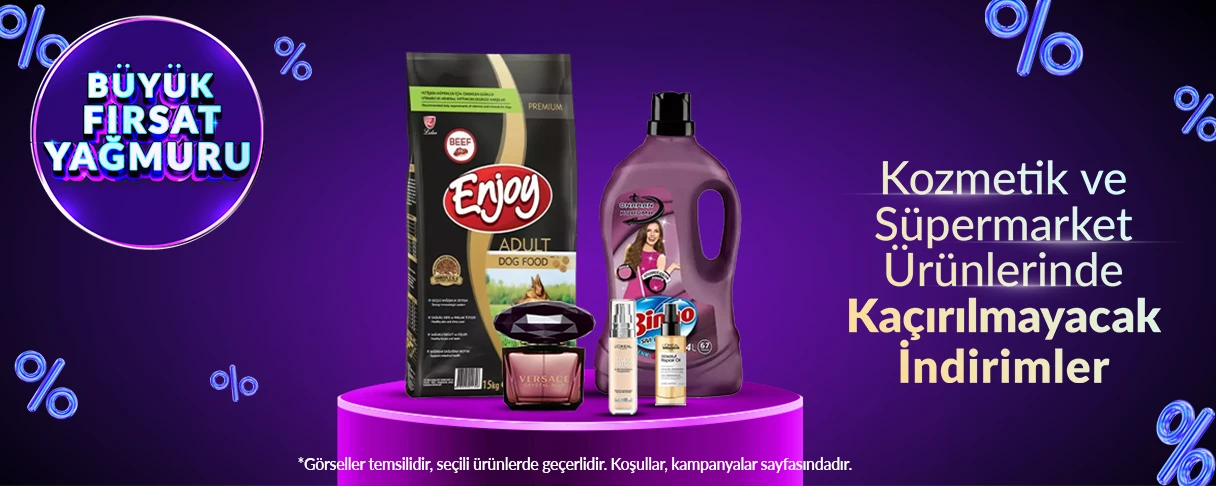 Kozmetik ve Süpermarket Ürünlerinde Kaçırılmayacak İndirimler!
