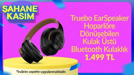 Truebo EarSpeaker Hoparlöre Dönüşebilen Kulak Üstü Bluetooth Kulaklık 1.499 TL
