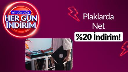 Plaklarda Net %20 İndirim!