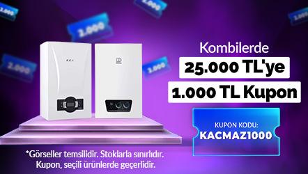 Kombilerde 25.000 TL'ye 1.000 TL Kupon