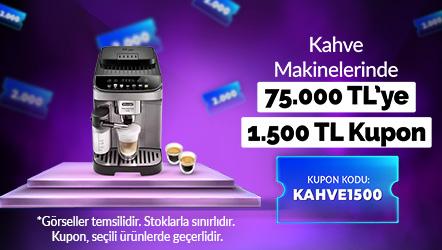Kahve Makinelerinde 75.000 TL’ye 1.500 TL Kupon