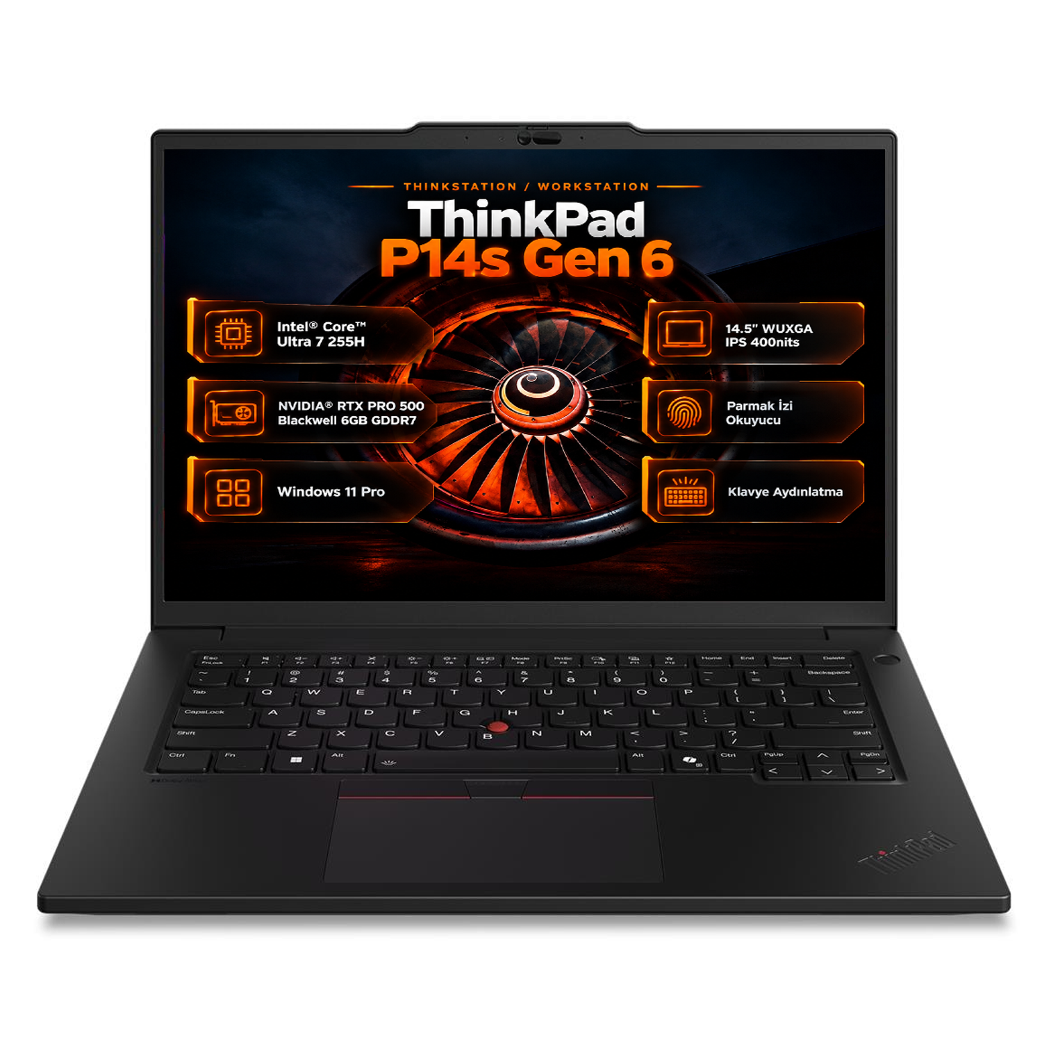 Lenovo ThinkPad P14s Gen 6 - Ön Görünüm