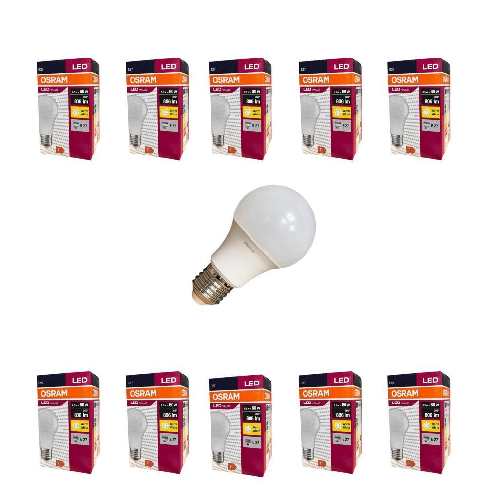 osram-led-ampul-8,5-watt-sari-isik-10-adet